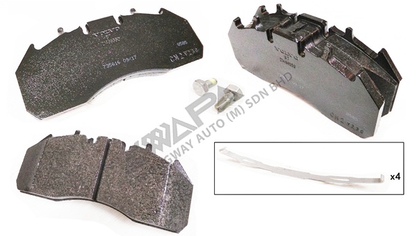 disc brake pad repair kit - 21496550