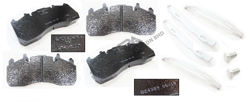 disc brake pad repair kit - 21496551